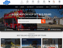 Tablet Screenshot of hop-on-hop-off-bus.com